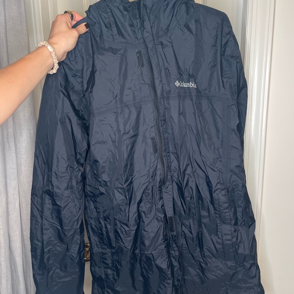 Columbia Black Raincoat for Men